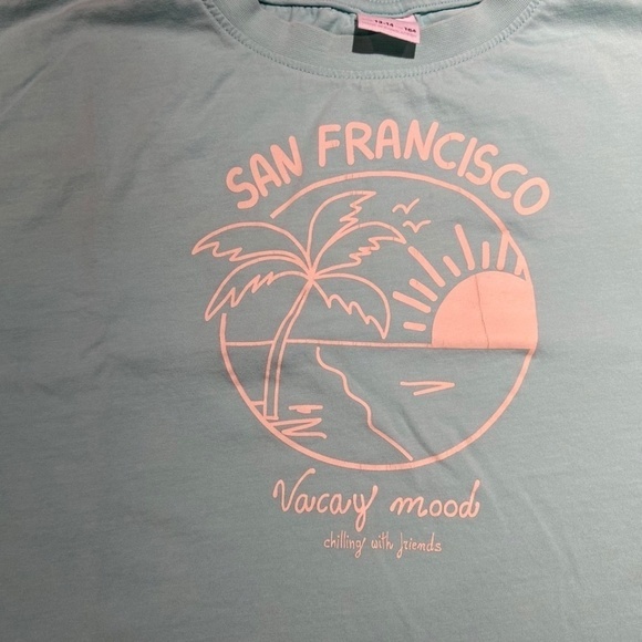 🎀 3 for $25 Zara Girls Boxy Top in Green Size 13/14 GUC - Picture 5 of 13